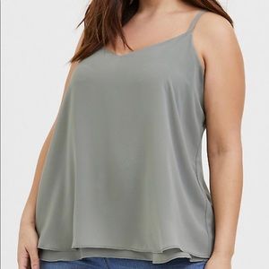 Torrid Sz 0 Chiffon Double Layered Cami